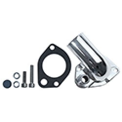 1965-73 CHROME PLATED THERMOSTAT HOUSINGS (WATER NECK) - 260,289,302, 351W- gasket style